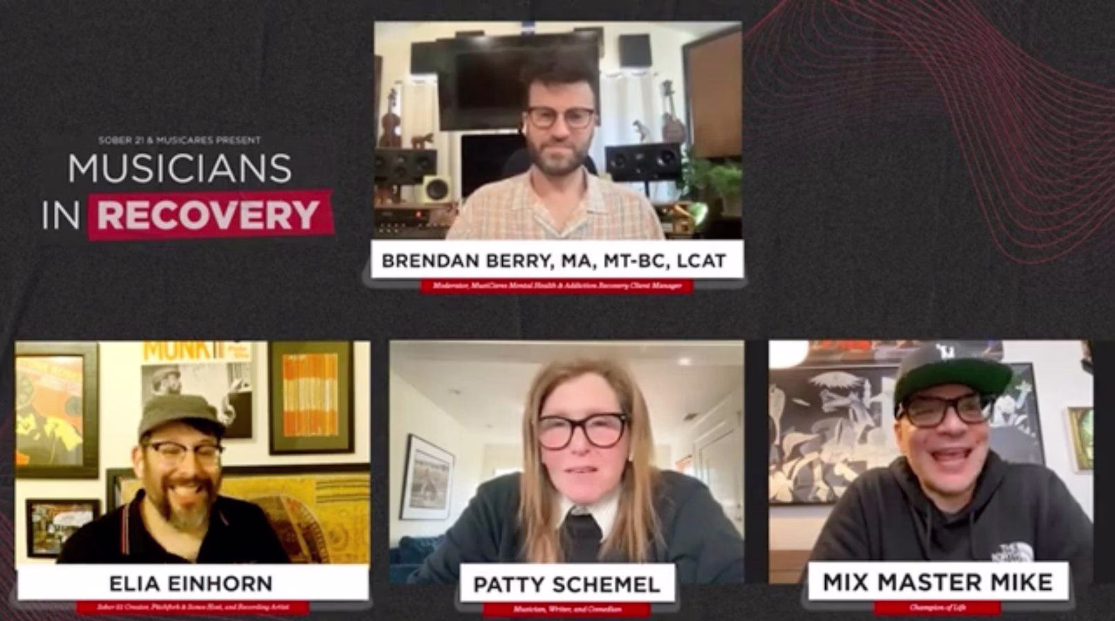 Mix Master Mike/Patty Schemel Musicians In Recovery Recap Hero