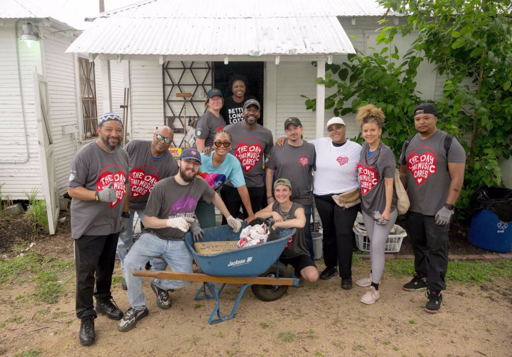 Volunteers at Project Row Houses in April 2024
